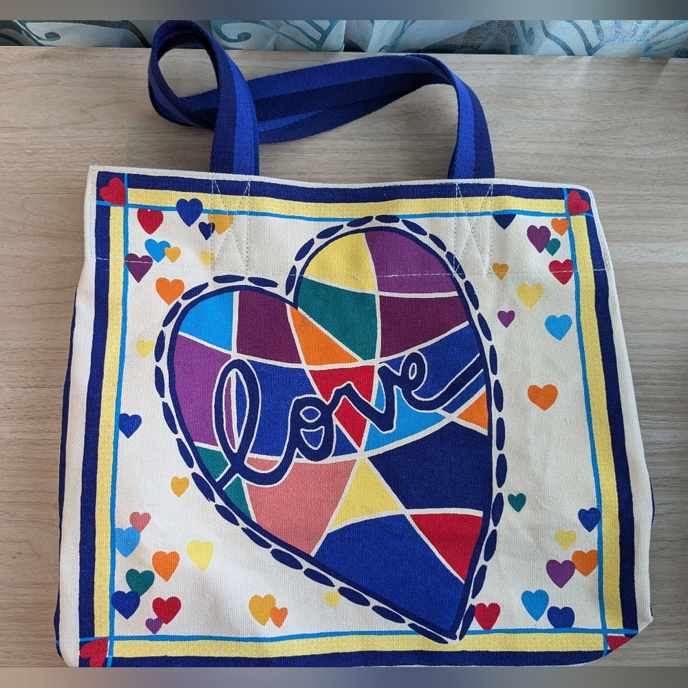 Brighton Cherished Love Canvas Tote